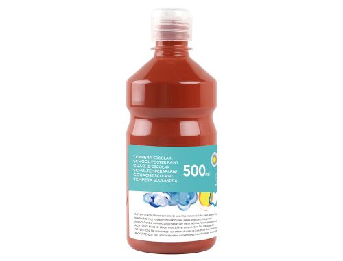 Guache escolar liderpapel 500 ml castanho , Liderpapel , 59209 , 8423473592094